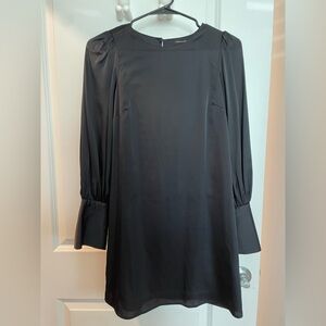 Banana Republic Black Silk-Like Dress